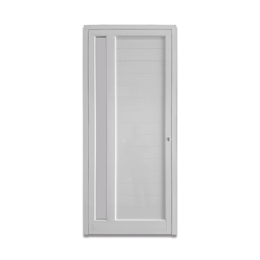 PUERTA MÓDENA VIDRIO LATERAL 4mm ESMERILADO